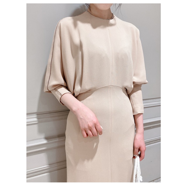 mame - Stitched Sleeve Classic Dressの通販 by lili|マメなら mame - Stitched Sleeve Classic Dressの通販 by lili|マメなら