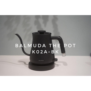 バルミューダ(BALMUDA)のBALMUDA The Pot_K02A-BK_ バルミューダ　ケトル　ブラック(電気ケトル)