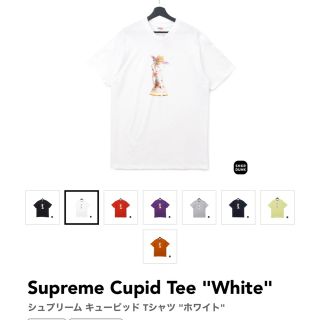 シュプリーム(Supreme)のSupreme Cupid Tee "White"(Tシャツ/カットソー(半袖/袖なし))