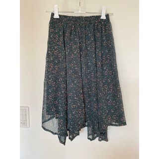 シマムラ(しまむら)のキッズ　花柄シフォンスカート(スカート)