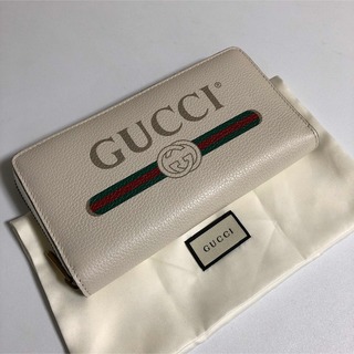 グッチ(Gucci)のGUCCI グッチ ラウンドファスナー長財布　ヴィンテージロゴ(長財布)