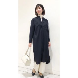 ニジュウサンク(23区)の2020AW 23区S CANCLINI シャツ ワンピース　32(ひざ丈ワンピース)