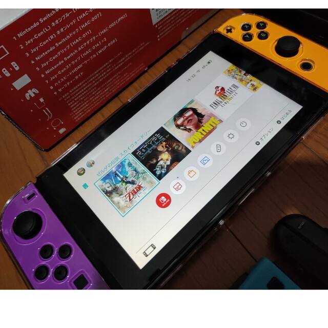 Nintendo Switch - □任天堂switch 旧型本体 動作品 ソフト付きの通販
