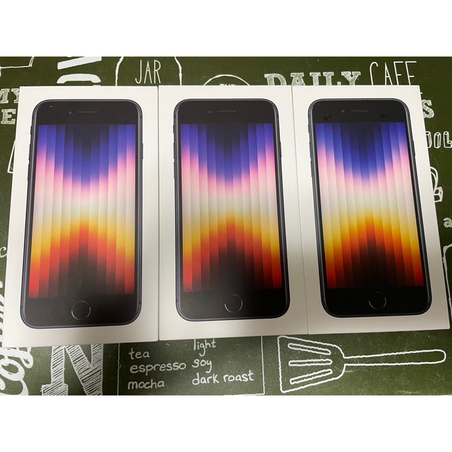 全品送料0円 iPhone - 第3世代 128GB SIMフリー 本体 ブラック 3台 SE