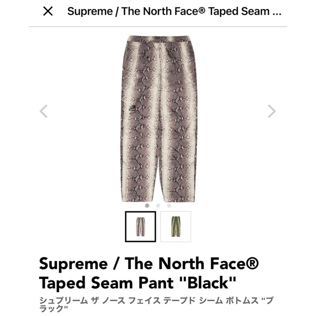 Supreme The North Face Taped Seam Pant