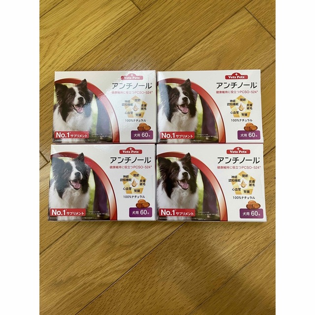 犬アンチノール  犬用60カプセル入り4箱新品