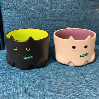 STARBUCKS ハロウィン 2020 スタッキング マグ 白猫&黒猫セット