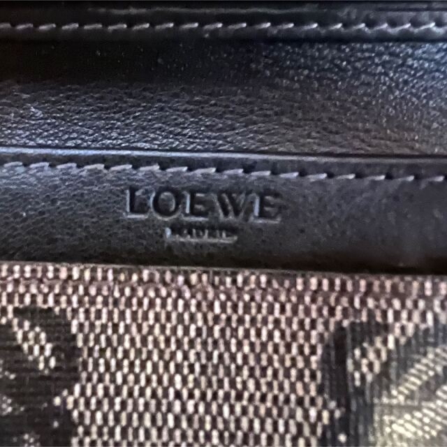 LOEWE - 極美品♡LOEWE ロエベビジネスカード名刺入れアナグラムグレー