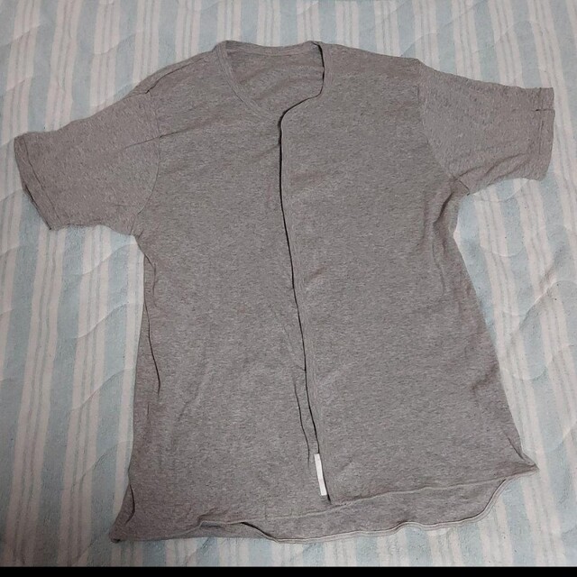 ワンタッチ半袖Tシャツ グレー メンズのトップス(Tシャツ/カットソー(半袖/袖なし))の商品写真