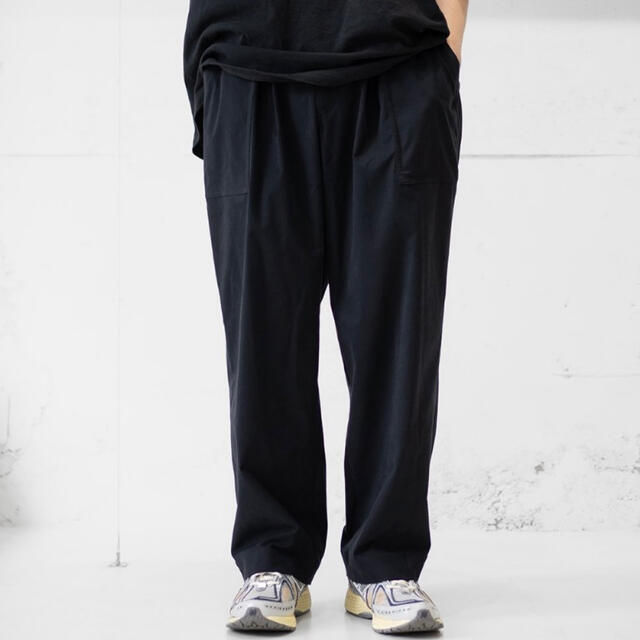 22AW 今季 SAYATOMO 2タックベイカーパンツ サヤトモYASHIKI