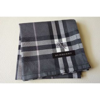 バーバリー(BURBERRY)の新品 BURBERRY バーバリー  チェック柄ハンカチ(ハンカチ/ポケットチーフ)