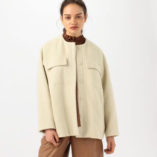トゥモローランド ノーカラージャケット(レディース)(ウール)の通販
