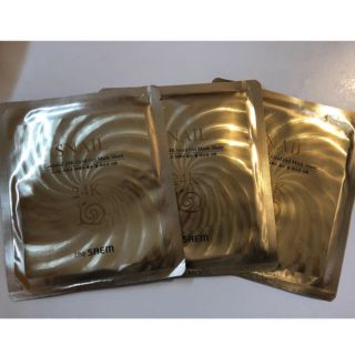 ザセム(the saem)のザセム スネイル エッセンシャル 24Ｋ ゴールドジェル マスクシート　3枚(パック/フェイスマスク)