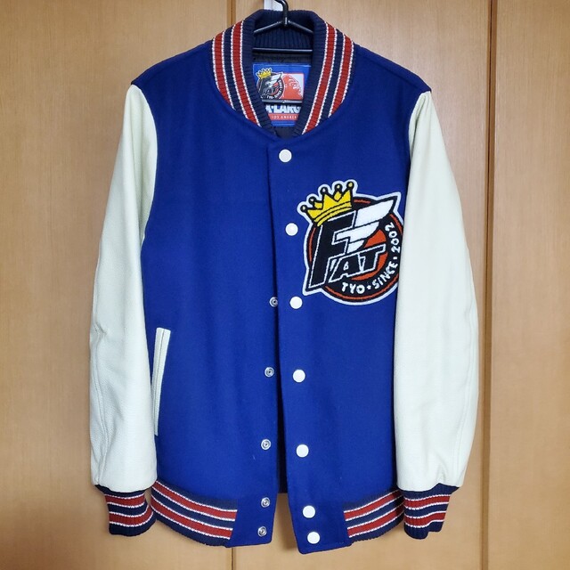 FAT×XLARGE「VARSITY JKT」袖レザースタジャン