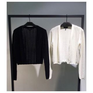 Theory 18ss レース編みカーディガン