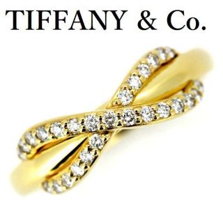 ティファニー(Tiffany & Co.)のティファニー インフィニティ ダイヤモンド リング K18YG 8.5号(リング(指輪))