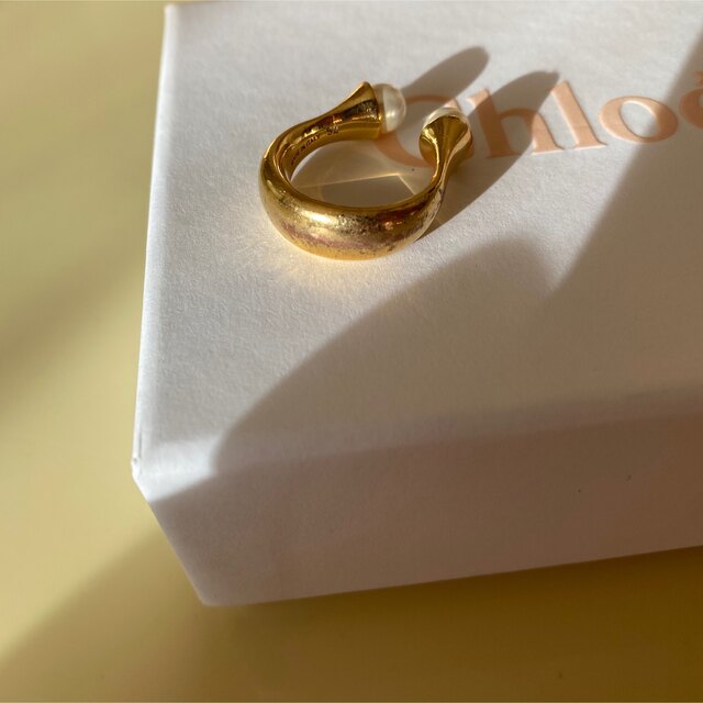 【送料込】Chloe DARCEY ROUND BAGUE パールリング