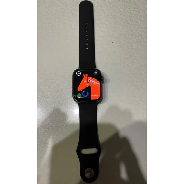 保証付き！Apple Watch7 45mm HERMES ブラックステン