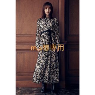 クラネ(CLANE)のクラネ 田中みな実 コラボワンピース FLORETS OPAL ONEPIECE(ロングワンピース/マキシワンピース)