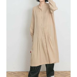 アーバンリサーチラボ(UR Lab.)の【BEIGE】タックシャツワンピース(ロングワンピース/マキシワンピース)