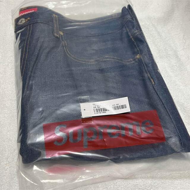 レビューを書けば送料当店負担 Supreme Baggy Jean Rigid Indigo tdh