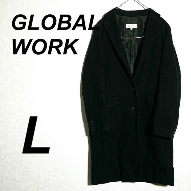 GLOBAL WORK グローバルワーク コート ブラック L