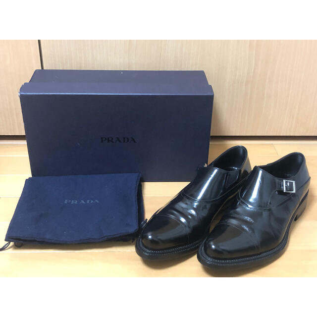 ドレス/ビジネス【美品】PRADA ストラップシューズ