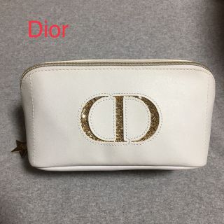 クリスチャンディオール(Christian Dior)のDior クリスチャンディオール ラメ入り　ポーチ　大容量　ノベルティ　非売品(ポーチ)