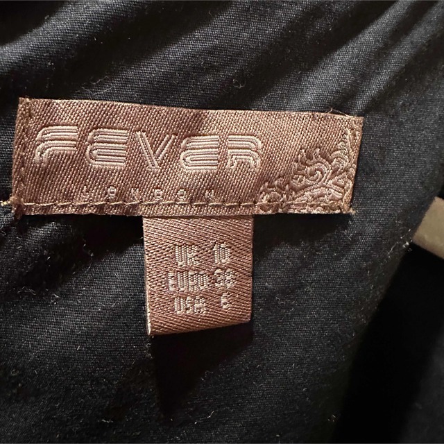 Fever London 美ラインワンピース　ネイビーチェック レディースのワンピース(ひざ丈ワンピース)の商品写真