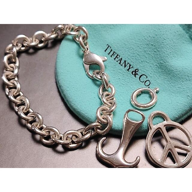 Tiffany & Co. - ティファニー ブレスレット チャーム2種類(留め具付き