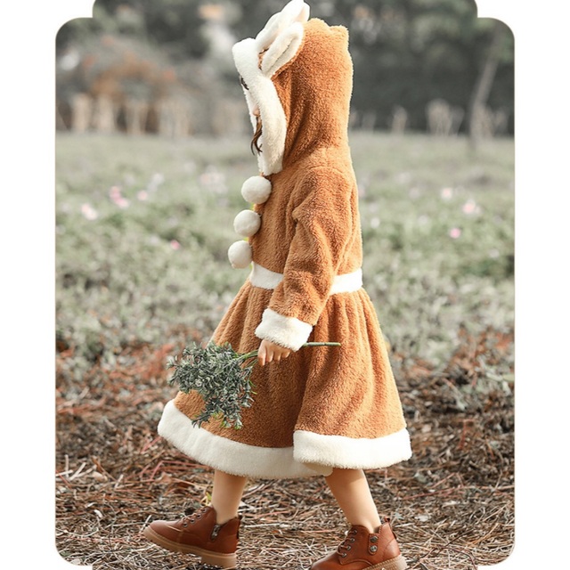 新品】クリスマス 衣装 トナカイ コスプレ クリスマス 子供 キッズ b