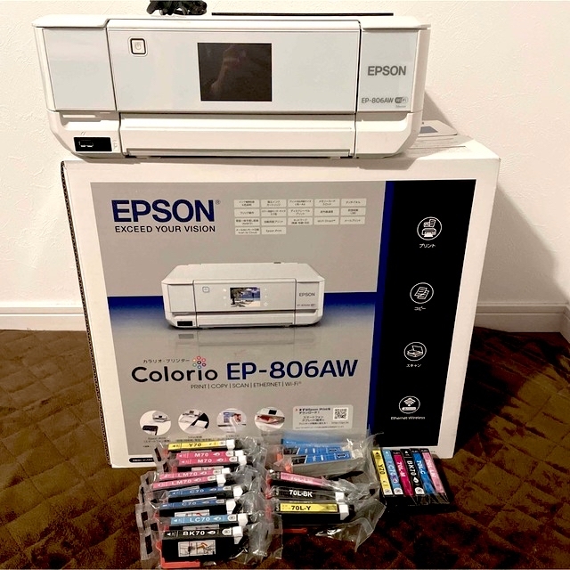 ジャンク品 EPSON EP-806AW プリンタ ep806aw スキャナ