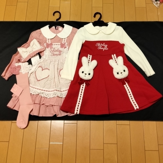 詰替え 希少シャーリーテンプル 大阪心斎橋限定うさぎ ワンピース 110