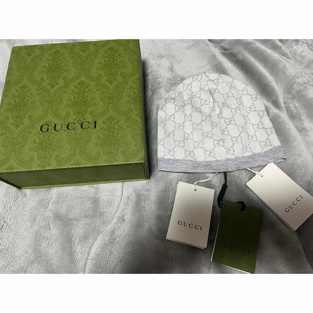 Gucci(グッチ)のGUCCIニット帽子　ベビーニット帽子 キッズ/ベビー/マタニティのこども用ファッション小物(帽子)の商品写真