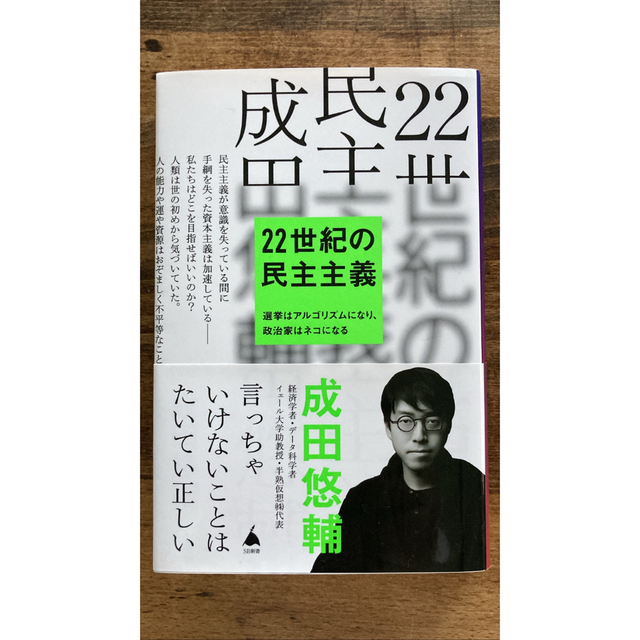 ２２世紀の民主主義 エンタメ/ホビーの本(ビジネス/経済)の商品写真