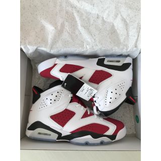 ナイキ(NIKE)のAIR jordan6 carmine 26.5(スポーツ選手)