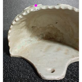 中国古美術 中国古陶磁器 中国古玩 龍泉窯 青磁 陽刻浮彫 葉文様 掛花