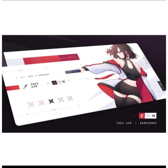 Yuki Aim x Gamesense Radar マウスパッド-