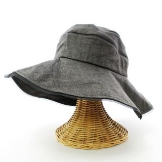 ボルサリーノ(Borsalino)のボルサリーノ 美品 ハット サファリハット 帽子 リネン メッシュ切替 L 59(ハット)