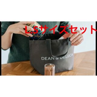 ディーンアンドデルーカ(DEAN & DELUCA)のディーン＆デルーカ トートバッグ ダークブラウンL.Sセット(トートバッグ)