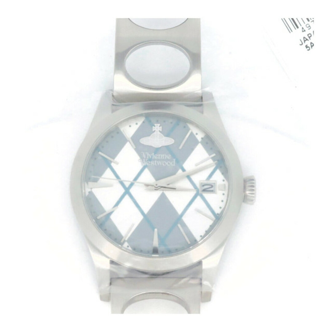 Vivienne Westwood(ヴィヴィアンウエストウッド)のヴィヴィアンウエストウッド アーガイル VW20C1 メンズ 腕時計 アナログ 銀 クォーツ メンズの時計(腕時計(アナログ))の商品写真