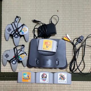 ニンテンドウ64(NINTENDO 64)の任天堂64 ドンキーコング 本体カセットセット(その他)