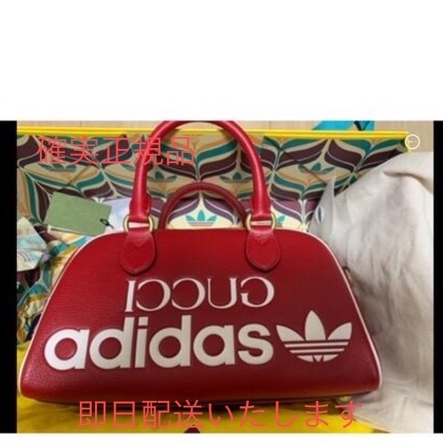 adidas Gucci Mini Duffel Bag レッド