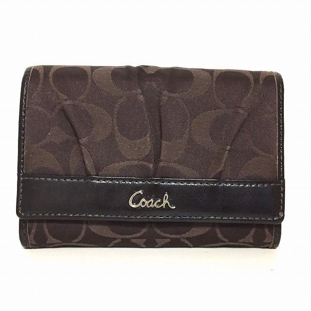 COACH(コーチ)のCOACH(コーチ) 2つ折り財布 シグネチャー柄 レディースのファッション小物(財布)の商品写真