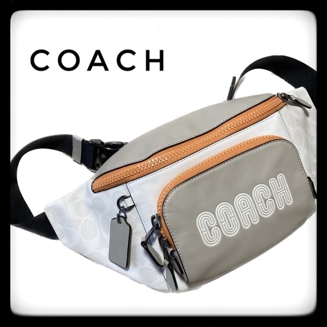 約134cmカラーCOACH(コーチ)  バッグ　ショルダーバック　ショルダーバッグ　オフホワイト