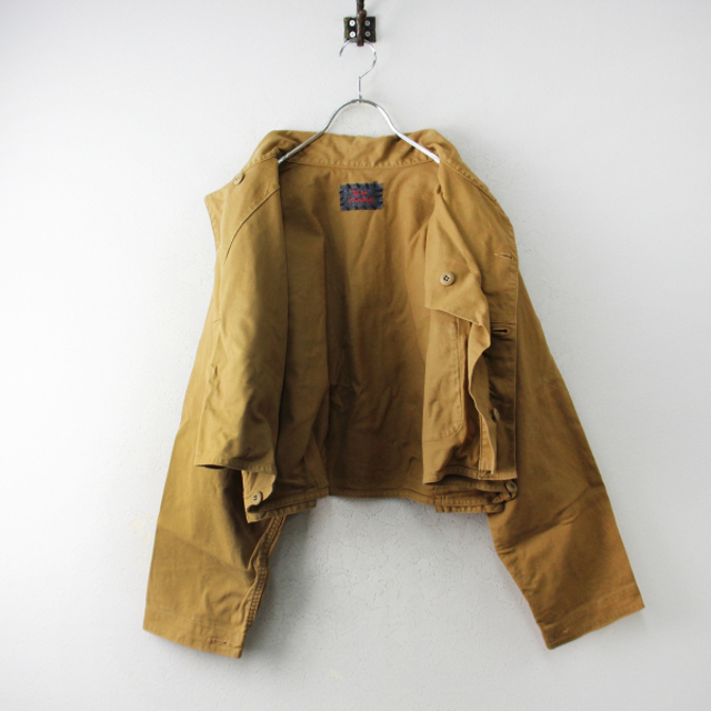 Ron Herman(ロンハーマン)のRon Herman R.H.VINTAGE ロンハーマン ヴィンテージ Gunner Coverall ショート丈 カバーオールジャケット XS/キャメル【2400013060295】 レディースのジャケット/アウター(その他)の商品写真