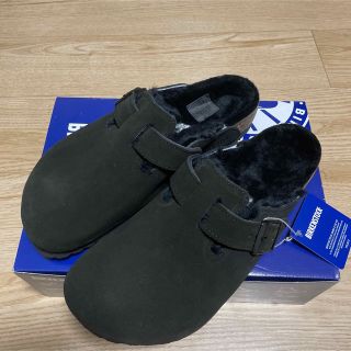 ビルケンシュトック(BIRKENSTOCK)の新品 ビルケンシュトック Boston 裏起毛 レザー サンダル　42 27.5(サンダル)