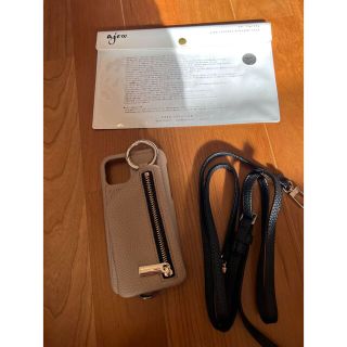 ビューティアンドユースユナイテッドアローズ(BEAUTY&YOUTH UNITED ARROWS)のajew iPhone11pro ショルダーケース(iPhoneケース)