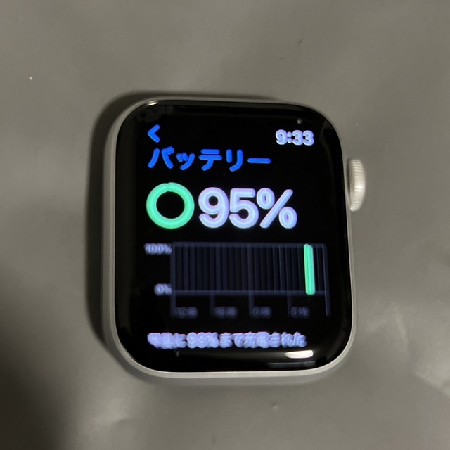 Apple Watch(アップルウォッチ)のAppleWatch 6 AC+有 40㎜ silver aluminumGPS スマホ/家電/カメラのスマホ/家電/カメラ その他(その他)の商品写真