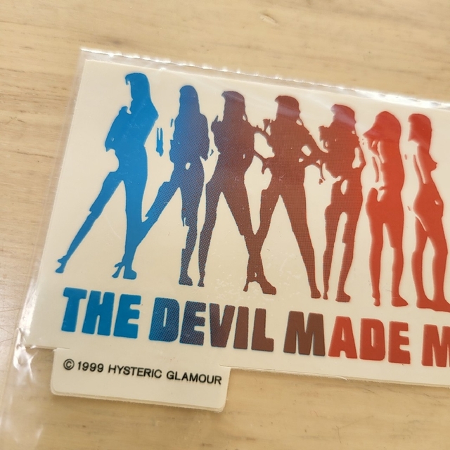 HYSTERIC GLAMOUR(ヒステリックグラマー)の【ヒステリックグラマー】ステッカー2 女性 複数 DEVIL MADE ME インテリア/住まい/日用品の文房具(シール)の商品写真